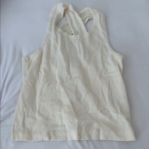 Madewell Cream Sleeveless Tank Top